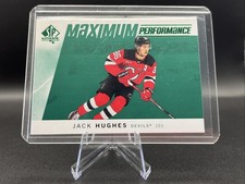 2024-25 Sp Authentic - Maximum Performance Jack Hughes #MP-14 Green