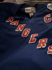 Mark Messier CCM Size 56 Stanley Cup Patch 1994 All Star Patch