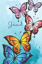 Butterfly Journal: Butterfly Lined Journal for Women and Girls, 6x9 size, 120 Pa