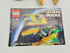LEGO 7133 Bounty Hunter Pursuit Star Wars Vintage Retro Instructions NO FIGURES