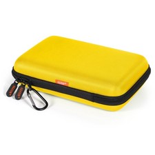 Bright Yellow Hard Shell Electronic Organizer Carrying