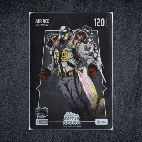 Ace Bailey AIR ACE 2026 Bo Jackson Battle Arena STEEL Battlefoil BF-254 RC
