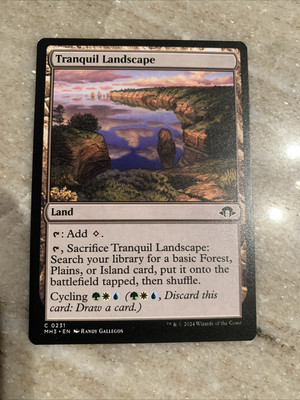 1x Tranquil Landscape NM Eng MTG - Modern Horizons 3