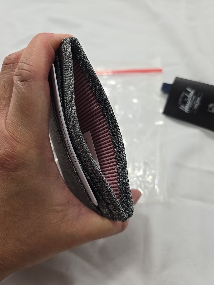 NWT Herschel Supply Co Charlie Raven X Card Case Holder Wallet