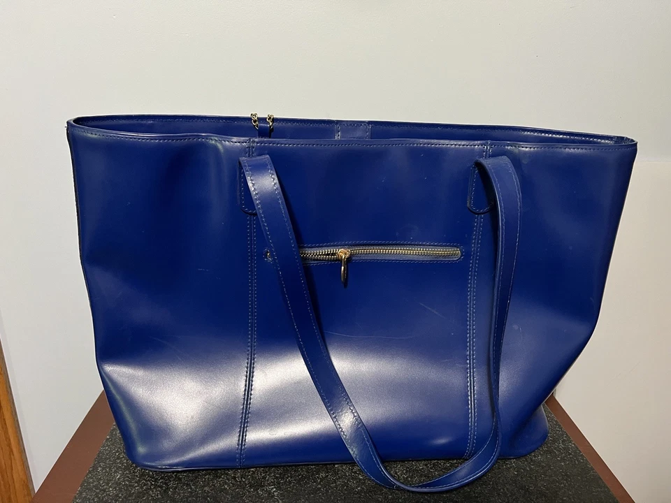 McKlein USA Deep Blue Shoulder/Tablet Tote With Key Chain - Image 2 of 4