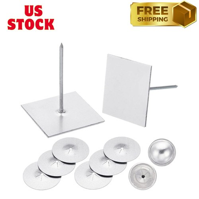 #ad 300pcs Self Stick Insulation Pins 2 1 2inch 1.5 Inch Self Locking Washers $45.81