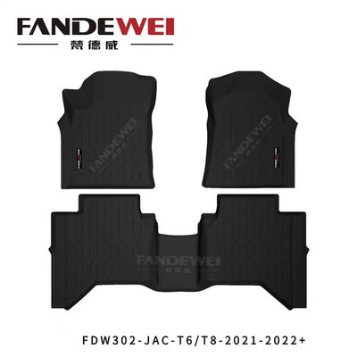 3D Custom TPV LHD Car Accessories Car Mats for JAC T8 Pro 2021+ Hot selling