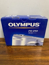 Olympus FE-210 7.1MP Compact Digital Camera Silver Olympus Open Box New TESTED