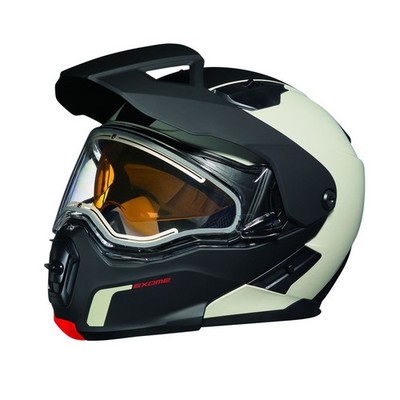 Ski-Doo Exome Sport Radiant Snowmobile Helmet (DOT) Open Face Heated Visor Grey