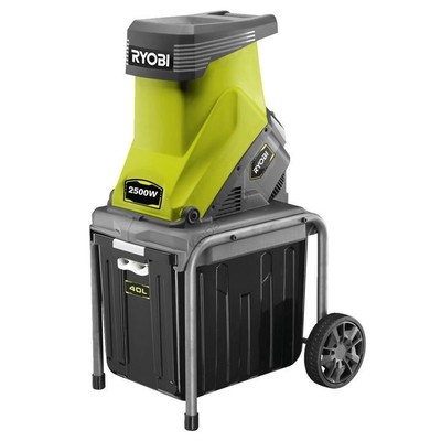 Ryobi Elektro-Häcksler 2.500W Astschredder Schredder Fangbox RSH2545B 5133002512