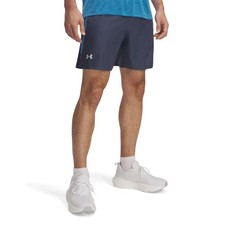 Under Armour Mens Launch Run 7" Shorts Downpour Gray/Ether Blue/Reflective 3XL