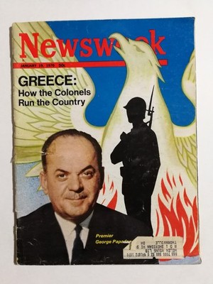 Newsweek Magazine January 19, 1970 Greece How Colonels Run the Country