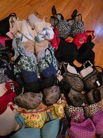 39 HUGE Bra Lot Wholesale Cacique Victoria's Secret Torrid Chantelle All Sizes