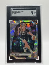 2024 Panini Prizm WNBA Kate Martin #126 Cracked Ice SGC 9 (RC)