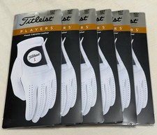 New Titleist Players Cabretta Leather - Lot of 6 Golf Gloves Cadet Large L
