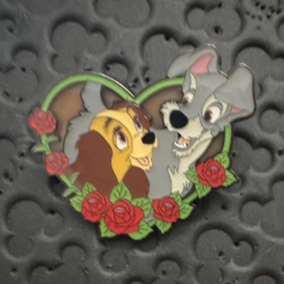 Lady & the Tramp Valentine's Day Contemporary Disney Pins, Patches