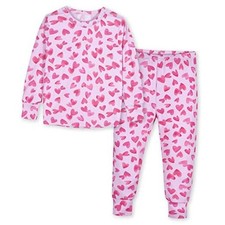 Unisex Baby Toddler Buttery Soft 2-Piece Snug Fit Pajamas 12 Months Heart Felt