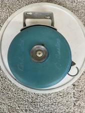 Vintage Cordomatic Clothesline Retractable Wall Mounted Blue