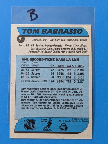1986-87 O-Pee-Chee NHL Hockey Cards OPC U-Pick 1 - 126 Complete your Set. - Picture 277 of 371