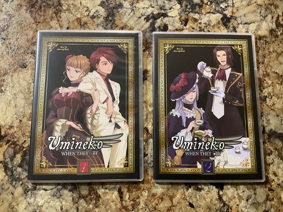 UMINEKO WHEN THEY CRY Blu-ray Volume 1 & 2 Premium Edition NISA Anime LOT OOP - Image 4 of 4