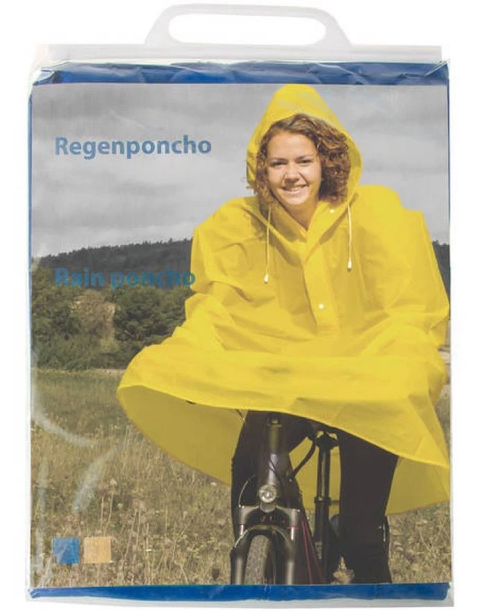 M-WAVE PONCHO ANTIPIOGGIA CON CAPPUCCIO - Immagine 3 di 4