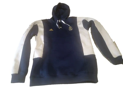 Sudadera adidas Real Madrid Basketball Climalite FK2119 3XL Azul Marino – Nueva - Imagen 1 de 4