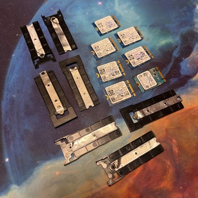 LOT OF 7! 256GB Western Digital SN520 256GB M.2 NVMe SSD Drive Gen3x2 2230 2280
