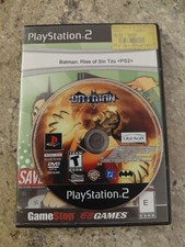 Batman: Rise of Sin Tzu - PlayStation 2 PS2 - No Manual, Tested and Working!