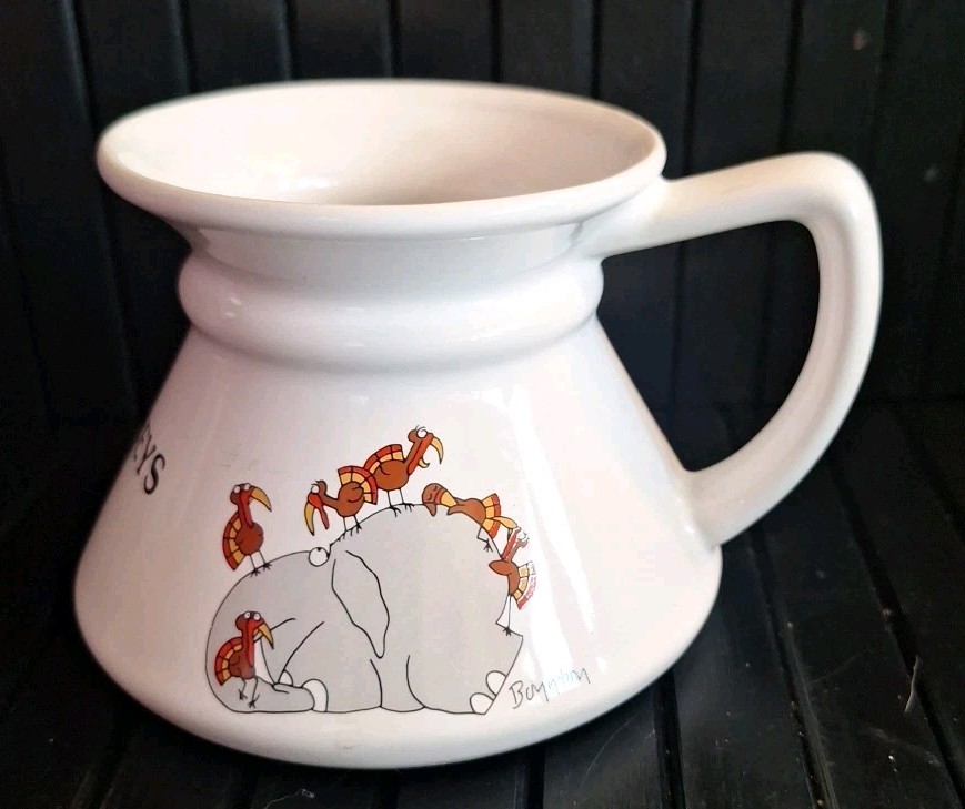 Vintage Sandra Boynton “Don't Let The Turkeys Get You Down” Ceramic Travel Mug