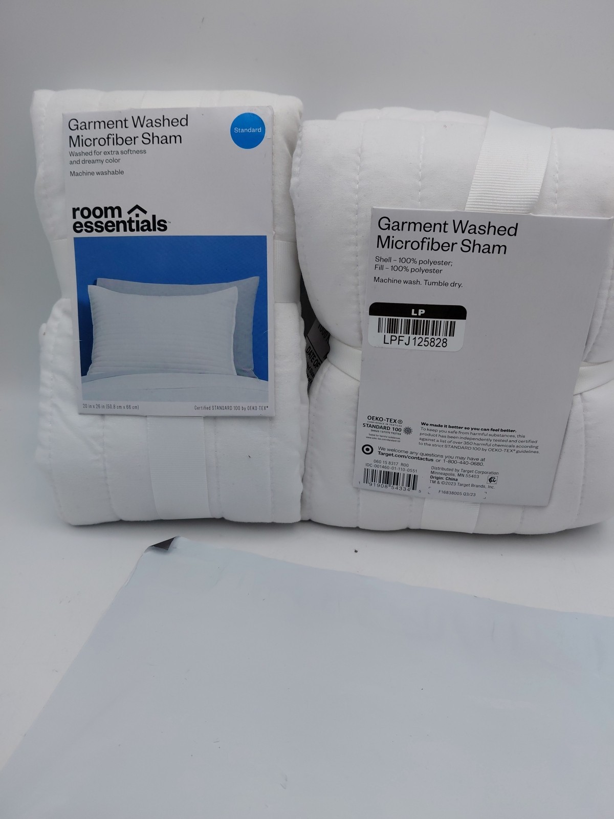 Room Essentials Standard/Queen Garment Washed Set Of 2 Sham White thumbnail 4