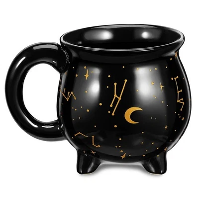 Kesselbecher Tasse Kessel Kaffeetasse Halloween Tasse Keramik Wassertasse - Bild 1 von 4