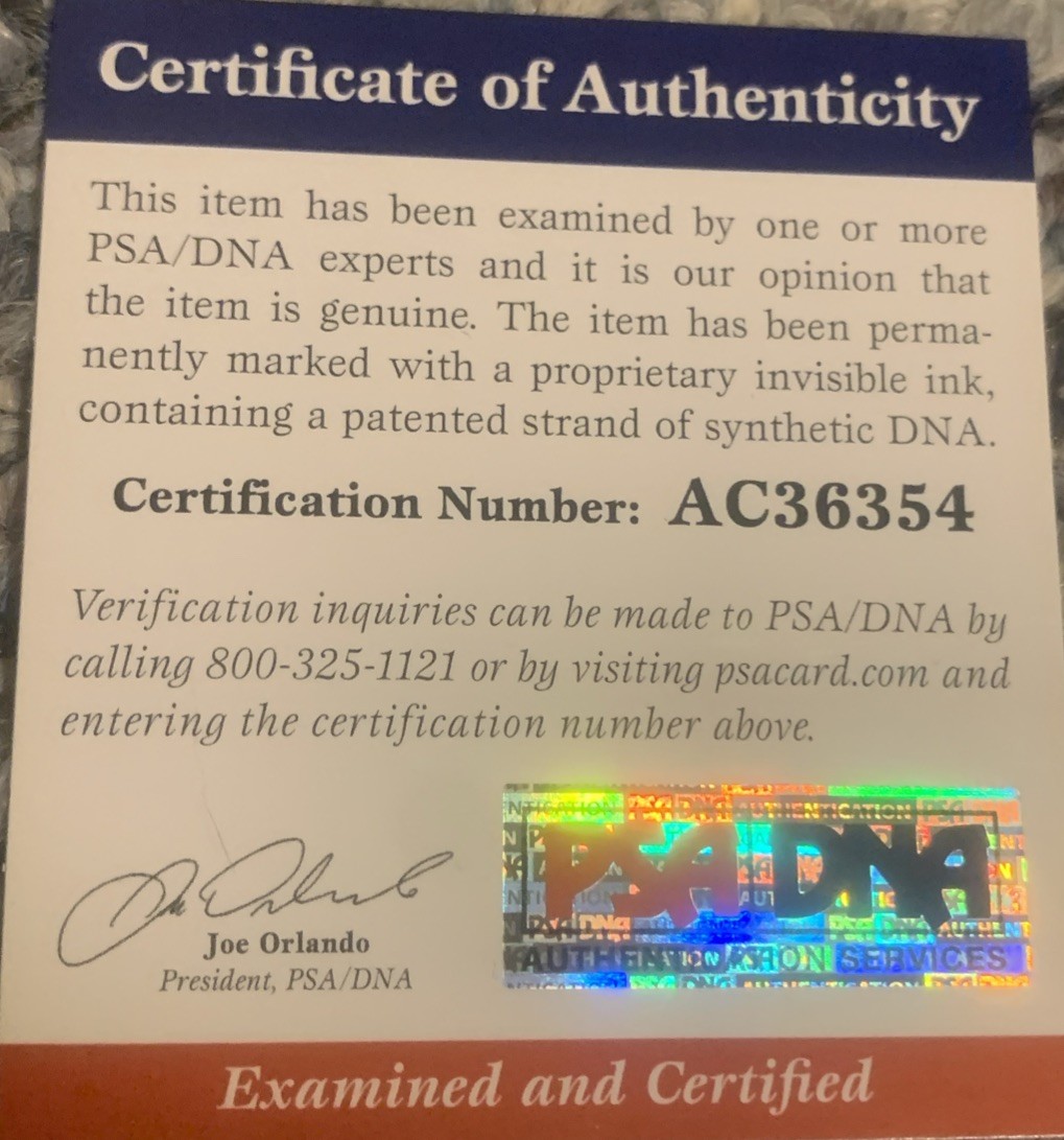 ANDREW LUCK INDIANAPOLIS COLTS AUTOGRAPHED FULL SIZE FOOTBALL PSA/DNA  view 5