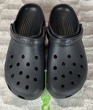 Crocs Classic Casual Clog Men  s Black 10001 Size 11 Women  s Size 9 New With Tags