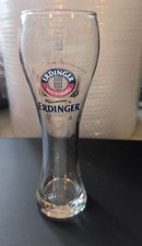 Erdinger Wei&szlig;bier Bier Exklusiv Weizenbierglas 0,5l Glas Schriftzug