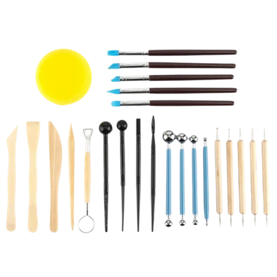 25Pcs Handmade DIY Ceramics Clay Tools Set Pottery Molding Tool Kit Art Classes