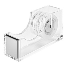Acrylic Tape Dispenser, Transparent Office Tape Dispenser Desk, Non-Slip 1