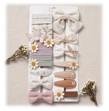 20 Pcs Hair Clips for Girls with Bows Butterfly Flower,2" Fully Lined Alligat...