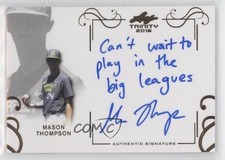 2016 Leaf Trinity Signatures Mason Thompson #A-MT1 Auto 2r7