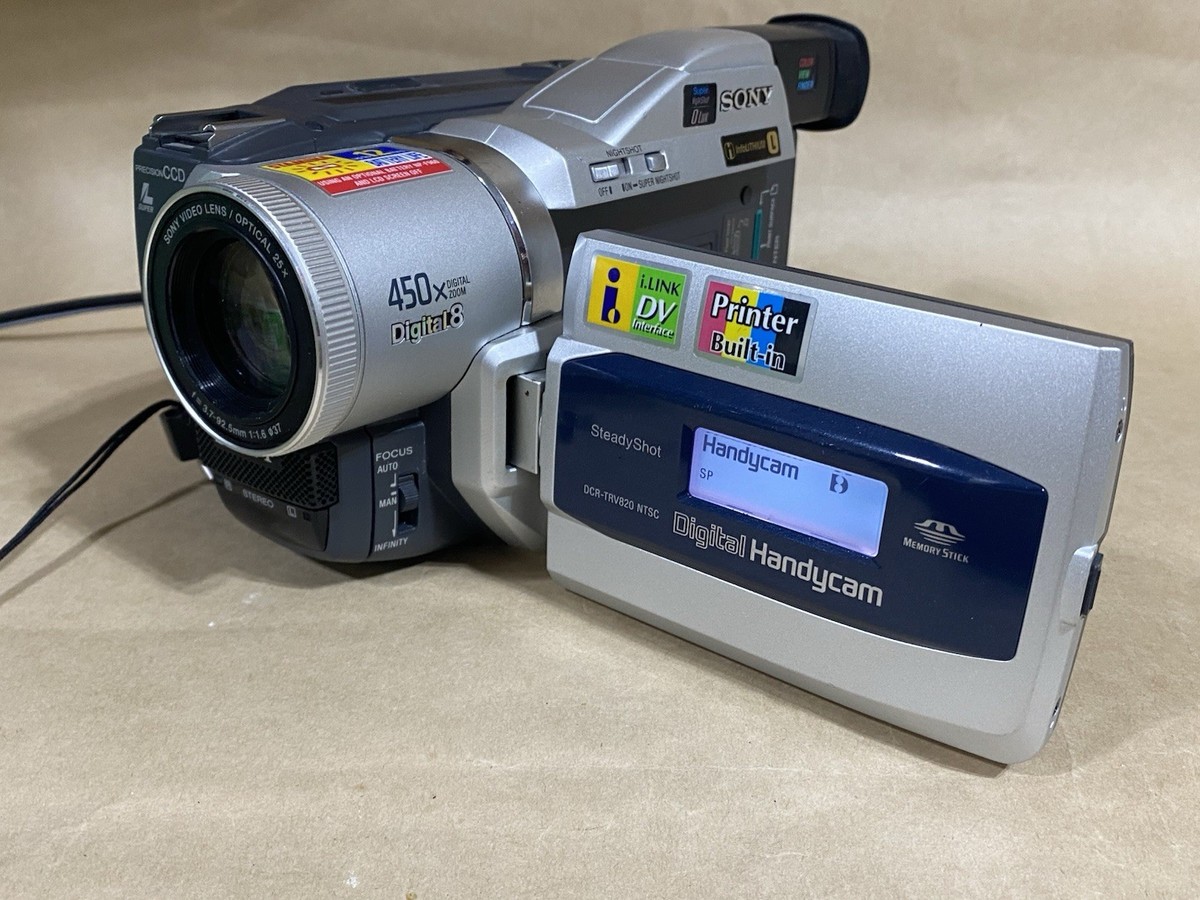 SONY DCR-TRV820 ジャンク Sony Handycam DCR-TRV820 Digital-8 Camcorder for sale online | eBay