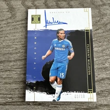 2023-24 Impeccable Immortal Ink Gold /10 Florent Malouda ON CARD Auto