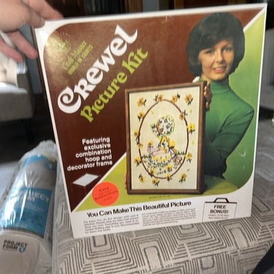 Vintage Craft Master Crewel Picture Kit 