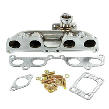 Turbo Exhaust Manifold Header For Toyota Tacoma Hilux 2.4L 2RZFE 2.7L T3 Flange