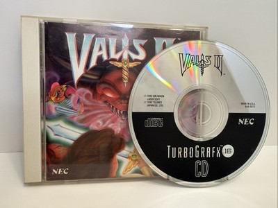 Valis II TurboGrafx-16 CD PC Engine Tested Complete CIB