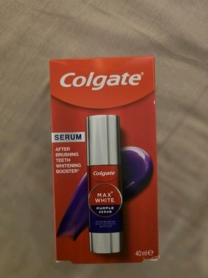 Colgate Max White Purple Serum 40 ml sofortige Zahnaufhellung, versiegelte Packung