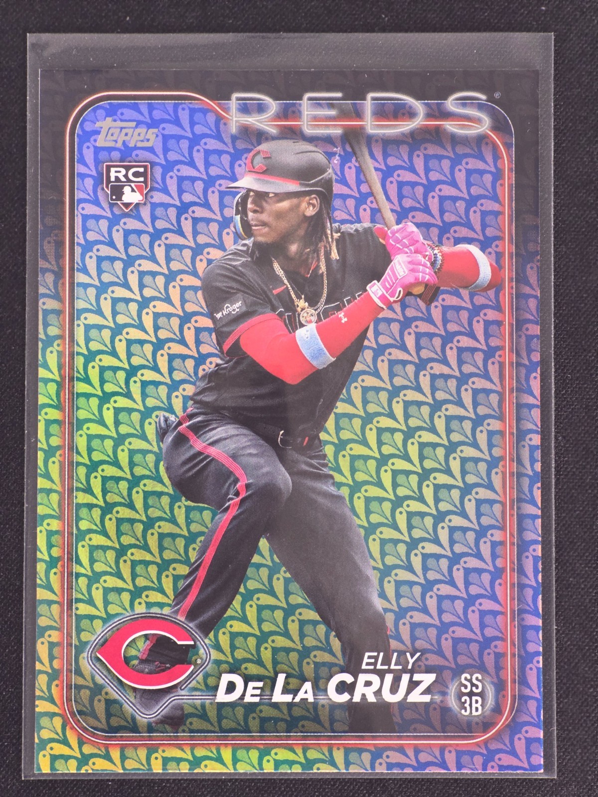 2024 Topps Holiday Elly De La Cruz #141 RC Cincinnati Reds Rookie