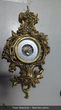 VINTAGE PHBN Perthuis Hulot Bourgeois Naudet BRASS BAROMETER FRANCE G2U