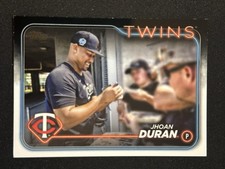 2024 Topps #227 Jhoan Duran Golden Mirror Twins Case Hit Rare SP