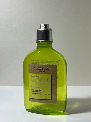 L'Occitane Men's Eau De Cedrat  Shower Gel Body & Hair 250ML NEW