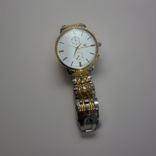 New Orlando Men's Two-tone Quartz Watch With New Battery 