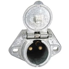 Velvac 593121 Dual Pole Receptacle, Two Pole,...